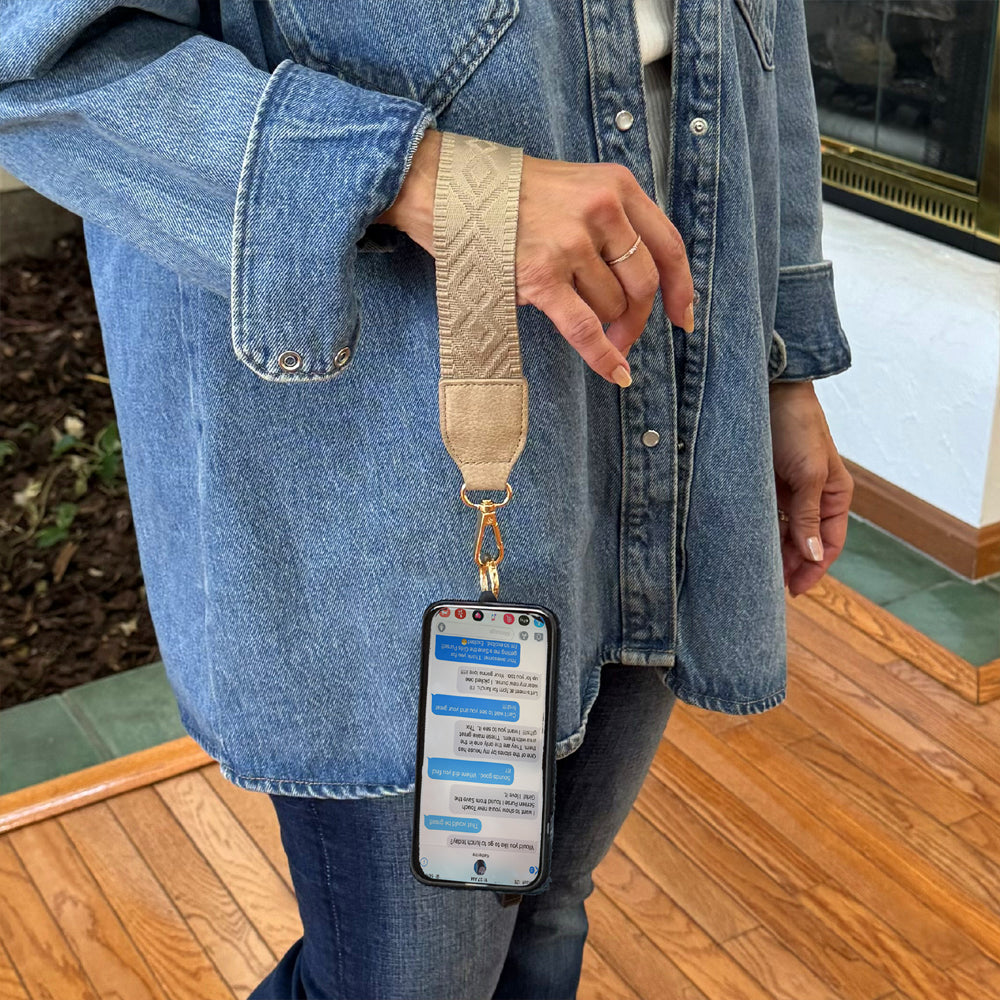 Clip & Go Strap w/Zippered Pouch Classic-Bags/Purses-Dear Me Southern Boutique, located in DeRidder, Louisiana