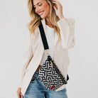 Colby Canvas Printed Bum Bag-Presales-Dear Me Southern Boutique, located in DeRidder, Louisiana