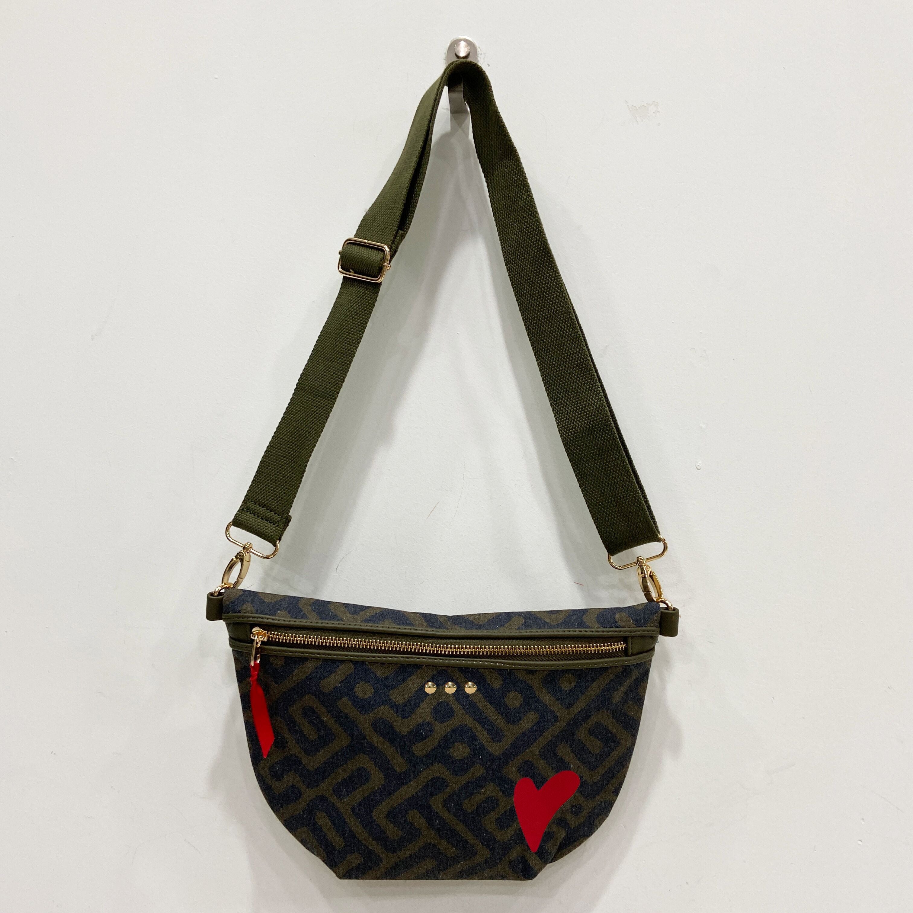 Colby Canvas Printed Bum Bag-Presales-Dear Me Southern Boutique, located in DeRidder, Louisiana