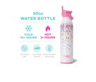 Confetti Swig Flip + Sip Bottle (20oz)-Water Bottles-Dear Me Southern Boutique, located in DeRidder, Louisiana