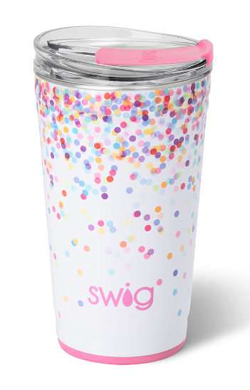 Confetti Swig Party Cup-Drinkwear-Dear Me Southern Boutique, located in DeRidder, Louisiana