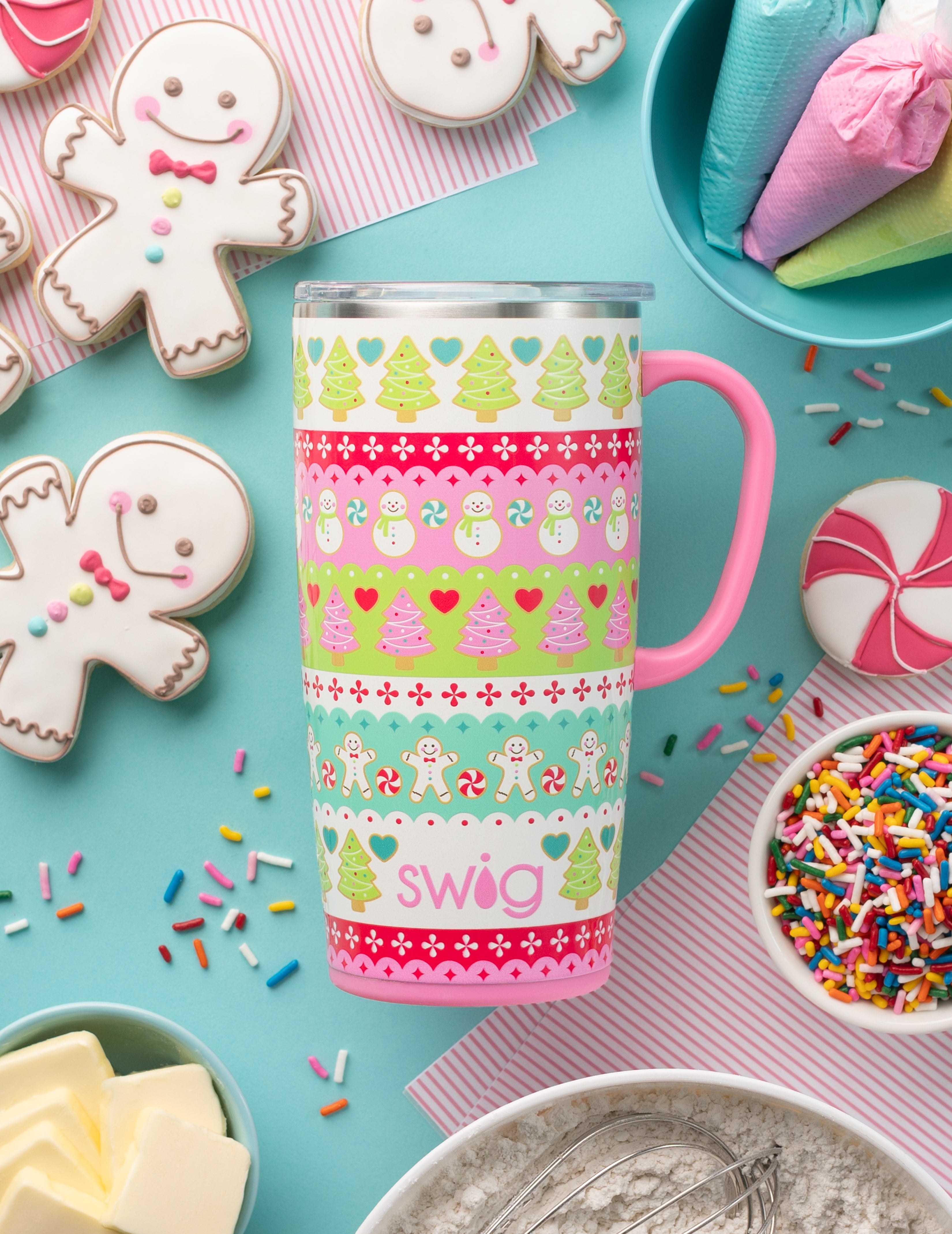 Cookie Jar Swig Travel Mug 22oz-Travel Mugs-Dear Me Southern Boutique, located in DeRidder, Louisiana