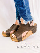 Corky Carley Chocolate Smooth-Wedges-Dear Me Southern Boutique, located in DeRidder, Louisiana