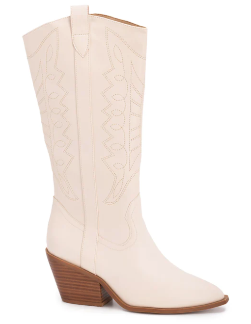 Corky Howdy Winter White Boots-Shoes-Dear Me Southern Boutique, located in DeRidder, Louisiana