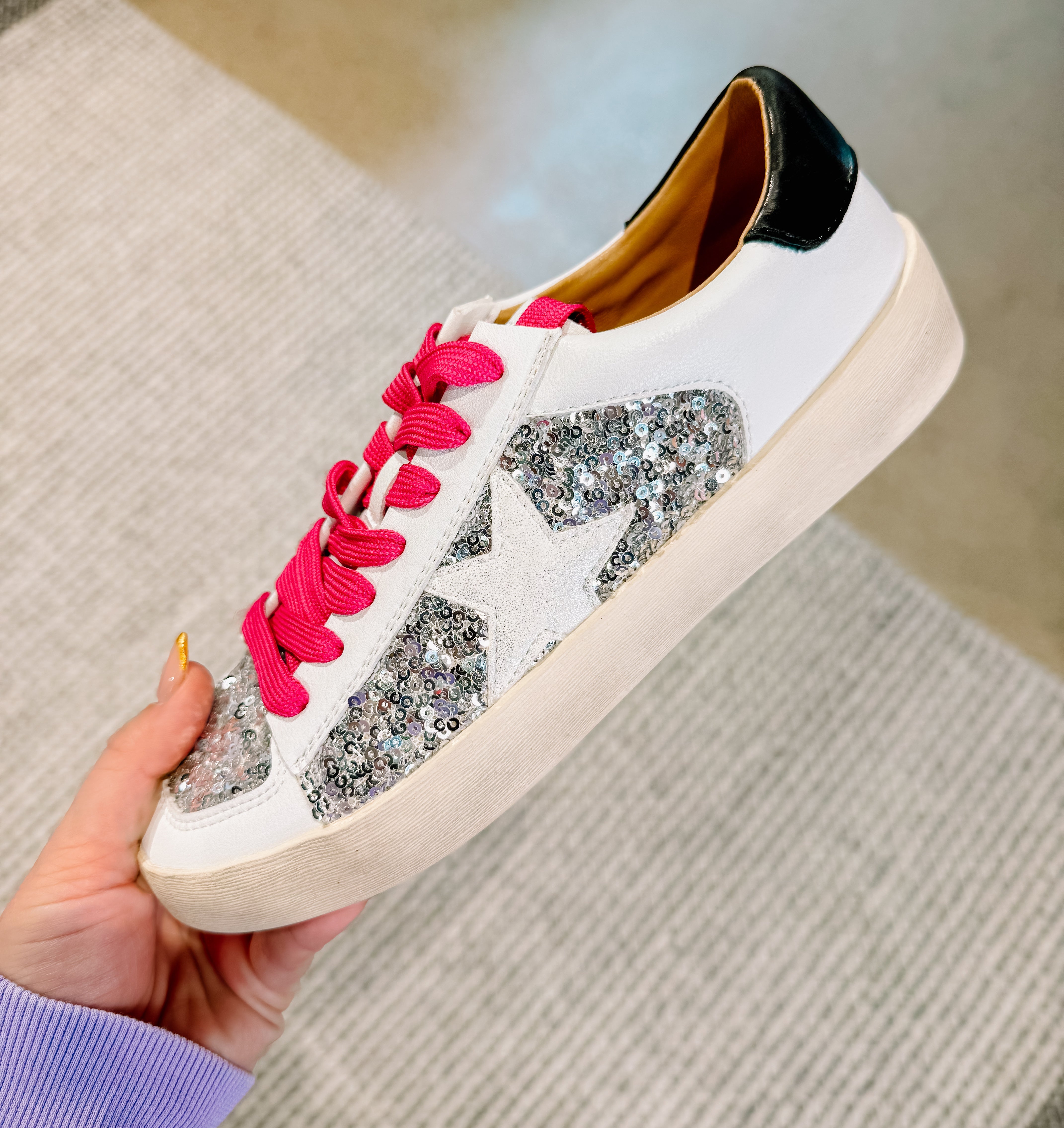 Corkys Another Round Sequin Sneakers-Sneakers-Dear Me Southern Boutique, located in DeRidder, Louisiana