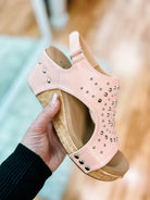 Corkys Docie Doe - Blush-Wedges-Dear Me Southern Boutique, located in DeRidder, Louisiana