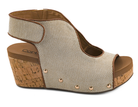 Corkys Frisky-Bourbon Combo-Wedges-Dear Me Southern Boutique, located in DeRidder, Louisiana