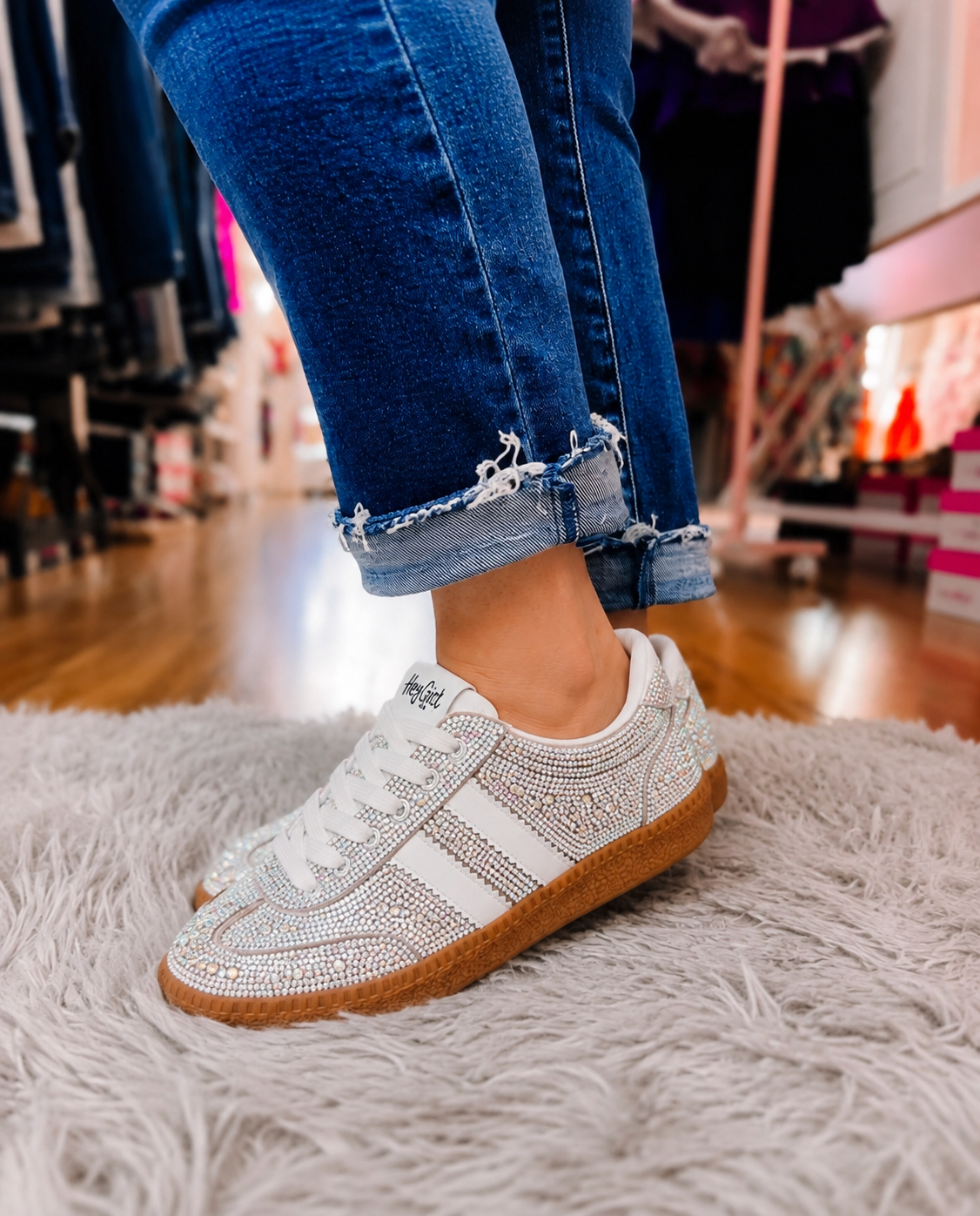 Corkys Heads Up Sneakers - Rhinestones-Dear Me Southern Boutique, located in DeRidder, Louisiana