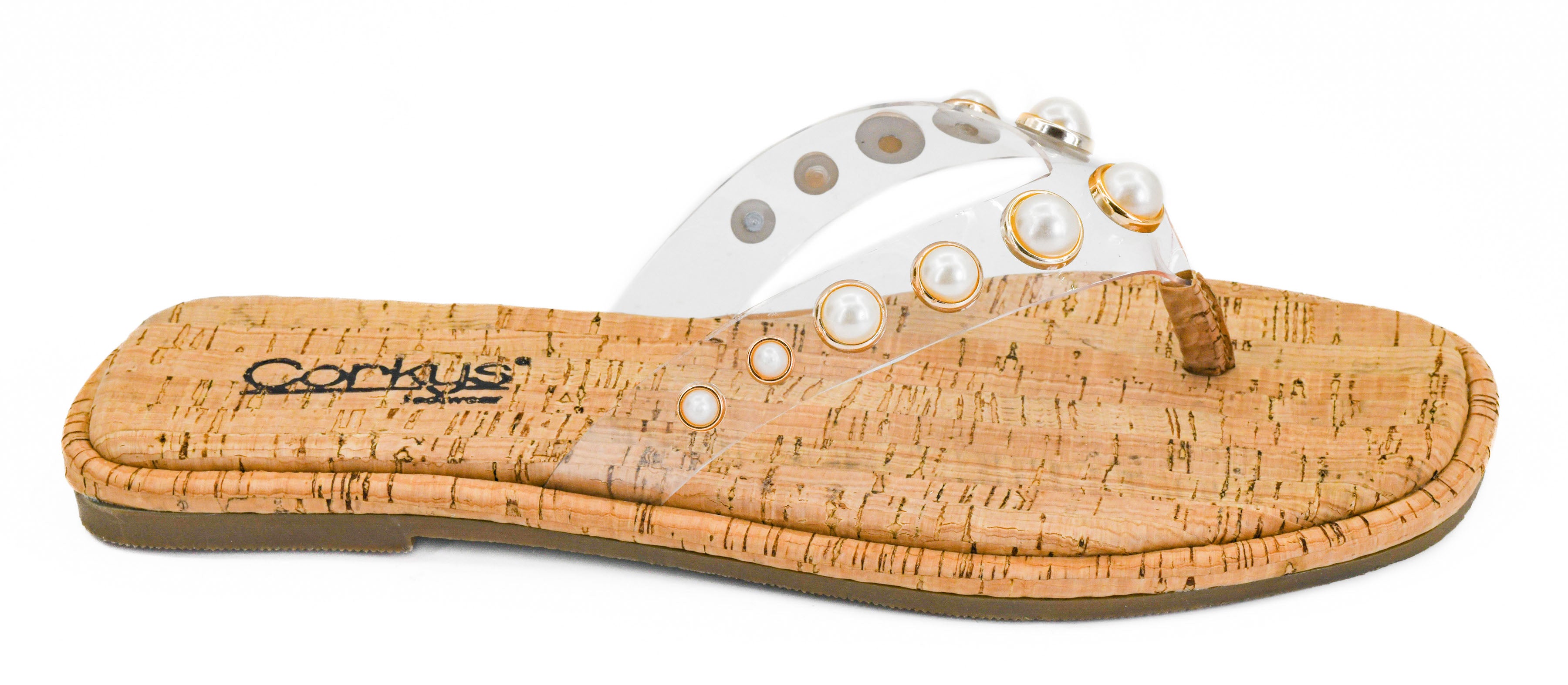 Corkys Jump In Sandals- Clear-Shoes-Dear Me Southern Boutique, located in DeRidder, Louisiana
