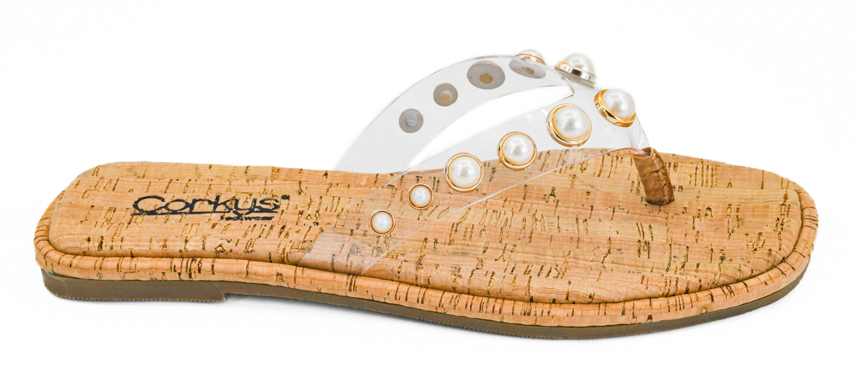 Corkys Jump In Sandals- Clear-Shoes-Dear Me Southern Boutique, located in DeRidder, Louisiana