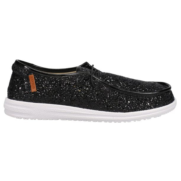 Corkys Kayak - Black Glitter-Shoes-Dear Me Southern Boutique, located in DeRidder, Louisiana