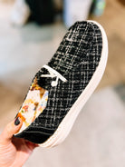 Corkys Kayak Tweed - Black-Slip-Ons-Dear Me Southern Boutique, located in DeRidder, Louisiana