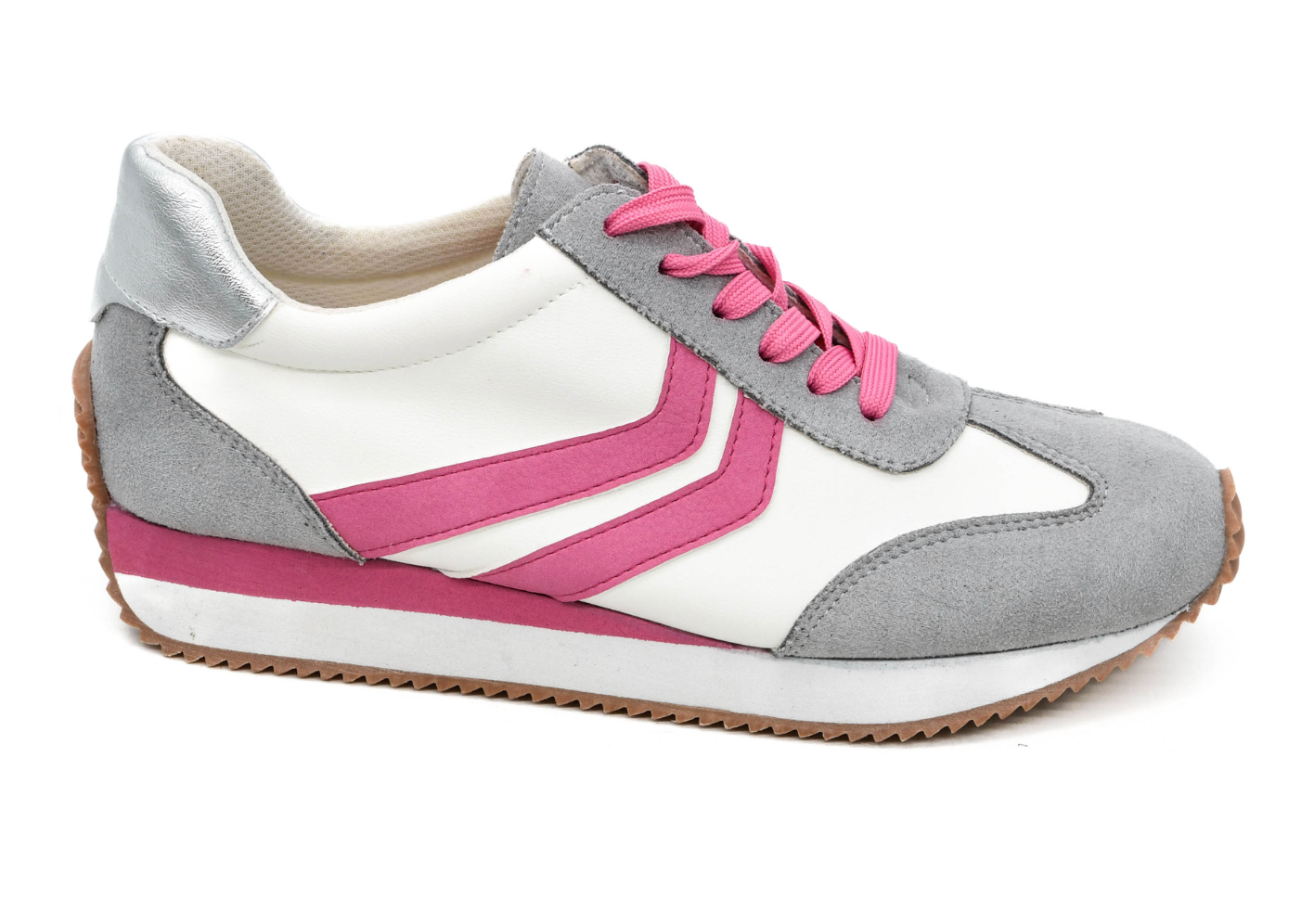 Corkys Kickoff- Gray/Pink Combo-Sneakers-Dear Me Southern Boutique, located in DeRidder, Louisiana