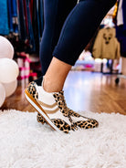 Corkys Kickoff Leopard Sneakers-Boots-Dear Me Southern Boutique, located in DeRidder, Louisiana