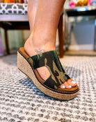 Corkys Kiss N Tell- Camo-Sandals-Dear Me Southern Boutique, located in DeRidder, Louisiana