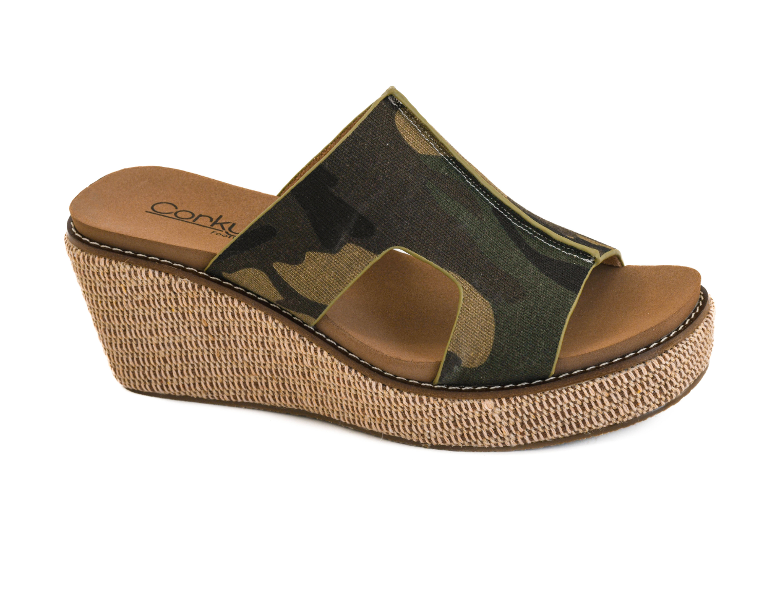 Corkys Kiss N Tell Wedges- Camo-Shoes-Dear Me Southern Boutique, located in DeRidder, Louisiana