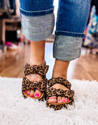Corkys Lil Bit Knotty Sandals - Leopard-Wedges-Dear Me Southern Boutique, located in DeRidder, Louisiana