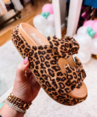 Corkys Lil Bit Knotty Sandals - Leopard-Wedges-Dear Me Southern Boutique, located in DeRidder, Louisiana