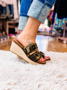 Corkys Manifest - Camo-Wedges-Dear Me Southern Boutique, located in DeRidder, Louisiana