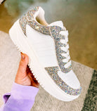 Corkys Pregame - Clear Rhinestone Sneakers-Sneakers-Dear Me Southern Boutique, located in DeRidder, Louisiana