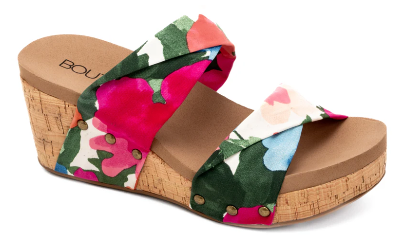 Corkys Stranded Wedges - Floral-Shoes-Dear Me Southern Boutique, located in DeRidder, Louisiana