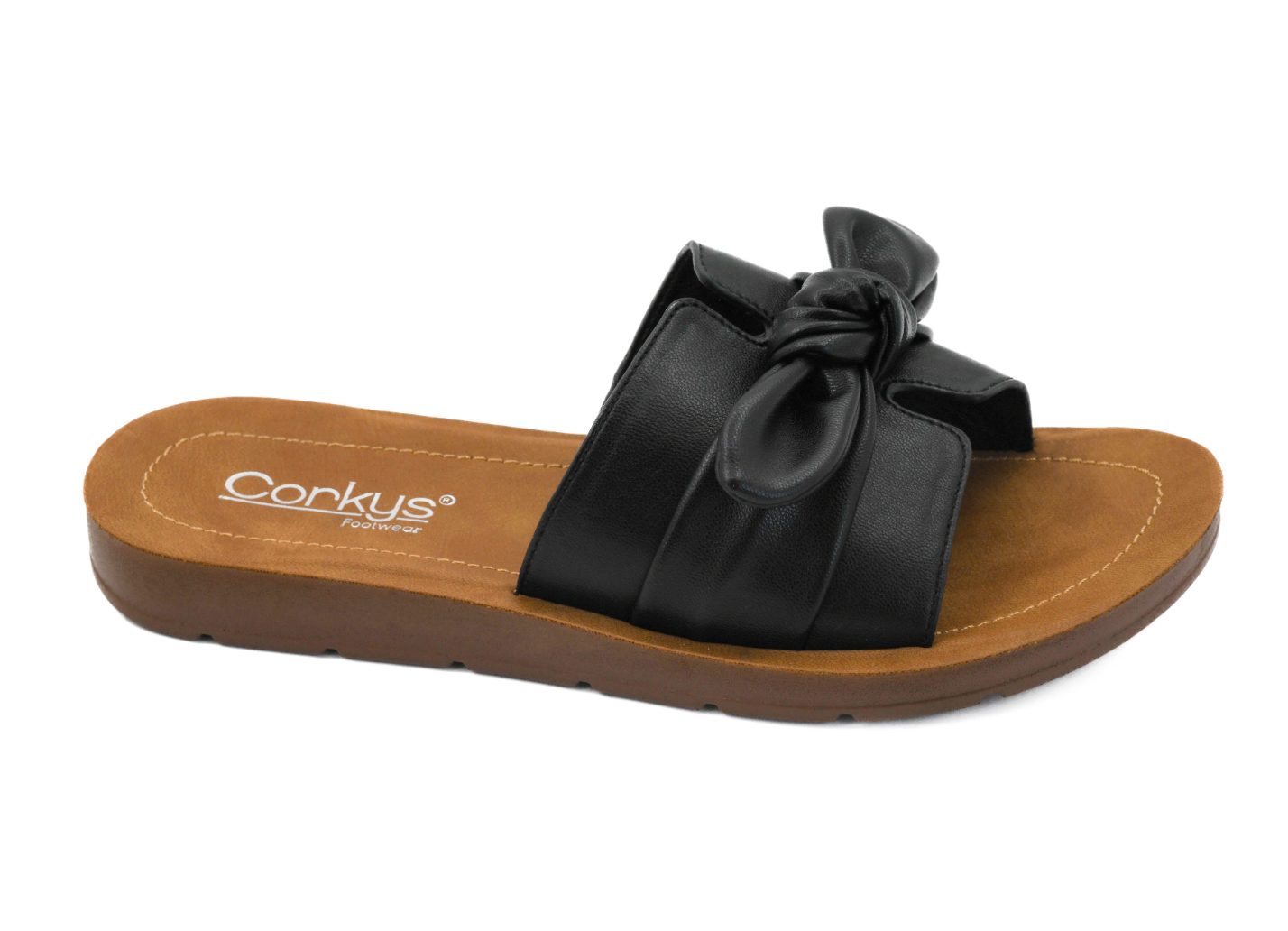 Corkys Too Cute Sandals - Black-Shoes-Dear Me Southern Boutique, located in DeRidder, Louisiana