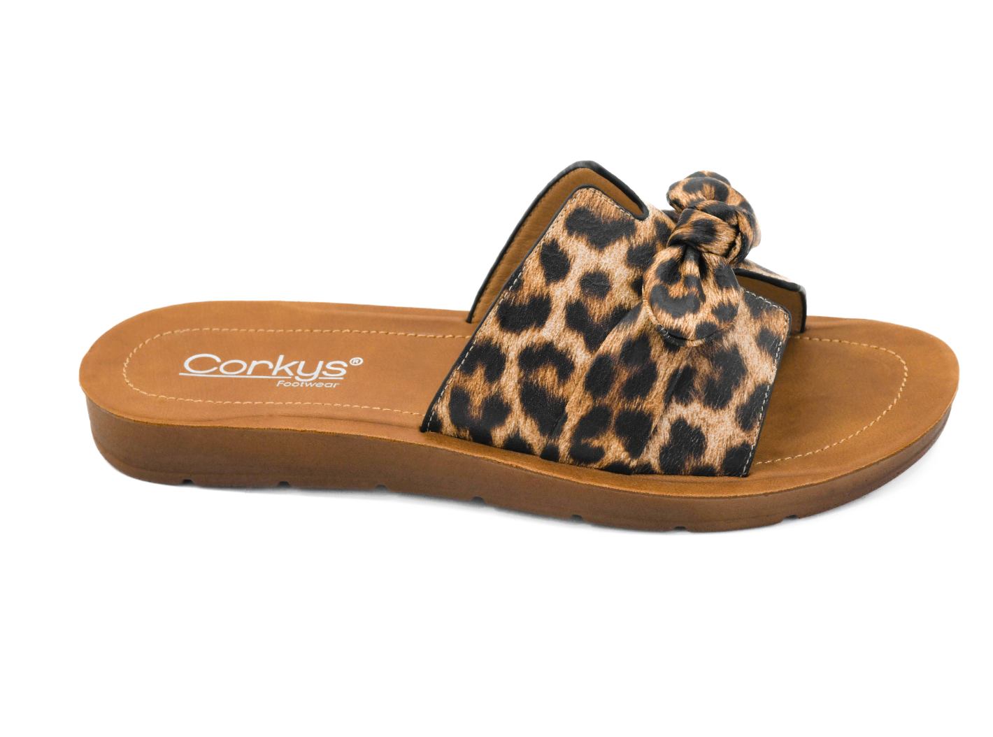 Corkys Too Cute Sandals - Leopard-Sandals-Dear Me Southern Boutique, located in DeRidder, Louisiana