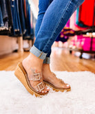 Corkys Twinsie Wedges - Clear-Wedges-Dear Me Southern Boutique, located in DeRidder, Louisiana