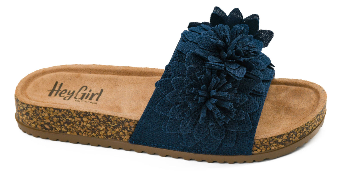 Corkys Wild Child Sandals - Navy-Shoes-Dear Me Southern Boutique, located in DeRidder, Louisiana