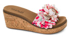 Corkys Wildflower- White Floral-Mules-Dear Me Southern Boutique, located in DeRidder, Louisiana
