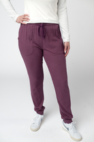 Corrine Joggers - Plum-Loungewear/Pajamas-Dear Me Southern Boutique, located in DeRidder, Louisiana