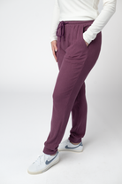 Corrine Joggers - Plum-Loungewear/Pajamas-Dear Me Southern Boutique, located in DeRidder, Louisiana