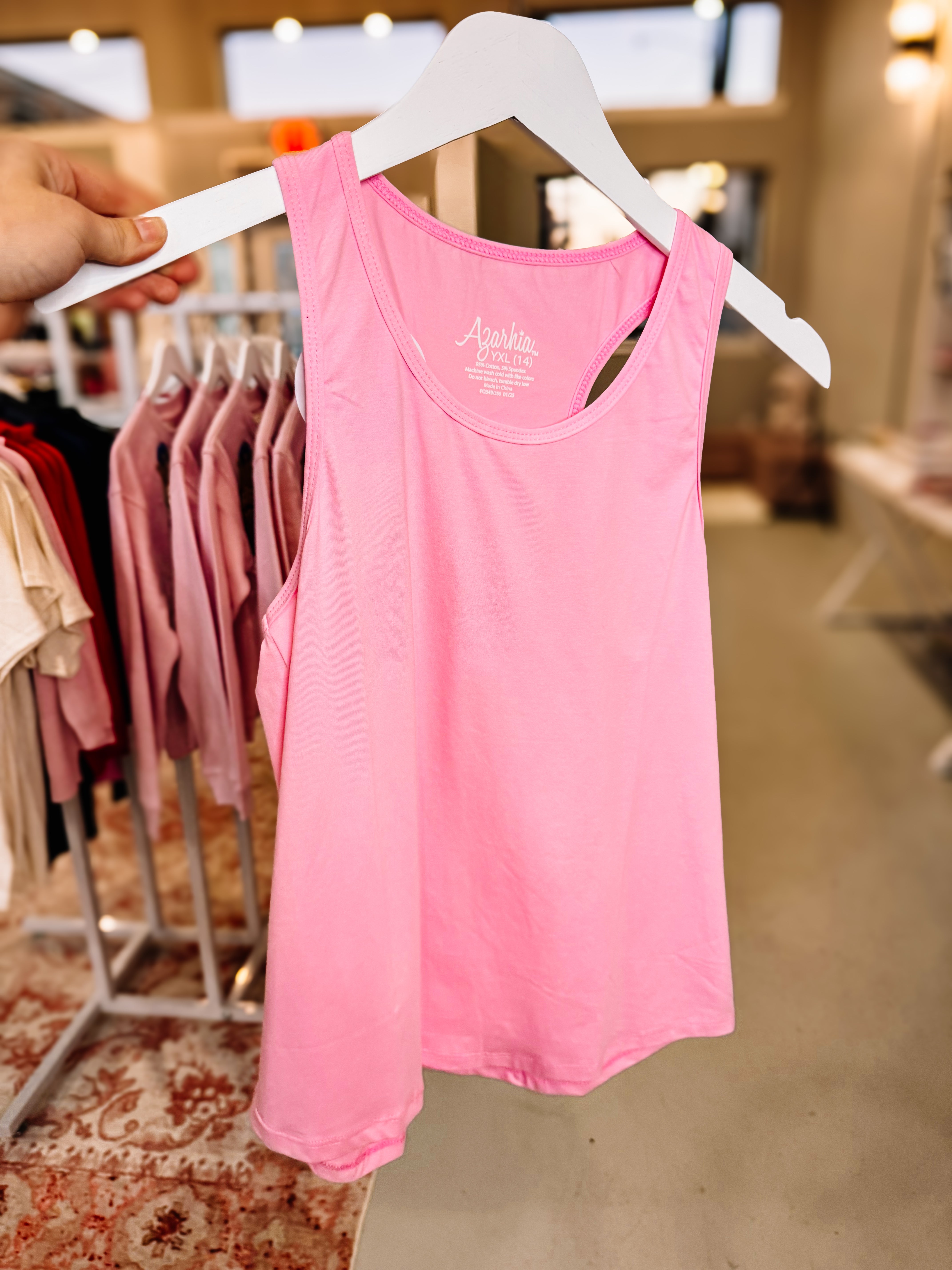 Cotton Candy Cutie Tank-JAG Tops-Dear Me Southern Boutique, located in DeRidder, Louisiana