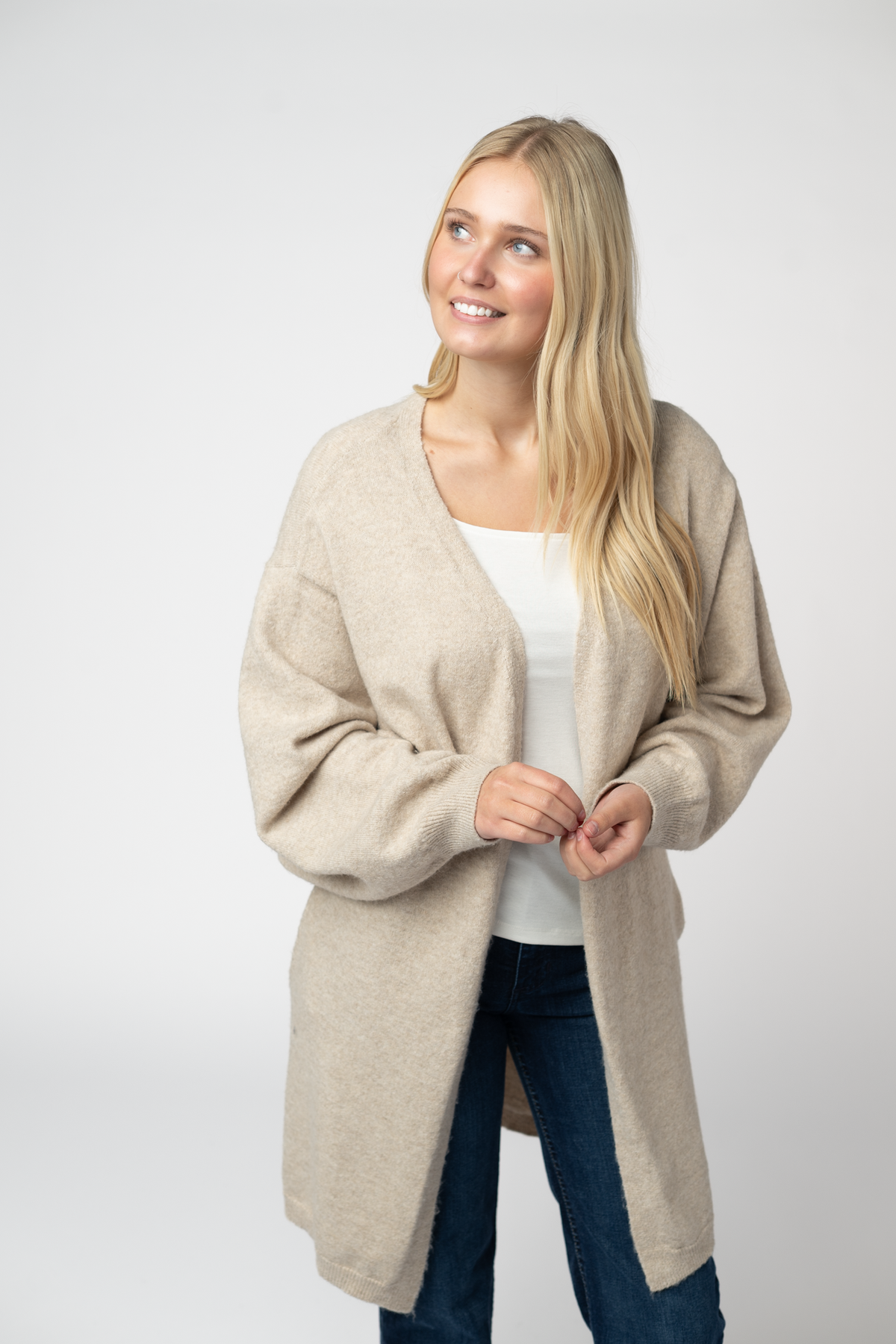 Cozy Cardigan - Tan-Presales-Dear Me Southern Boutique, located in DeRidder, Louisiana