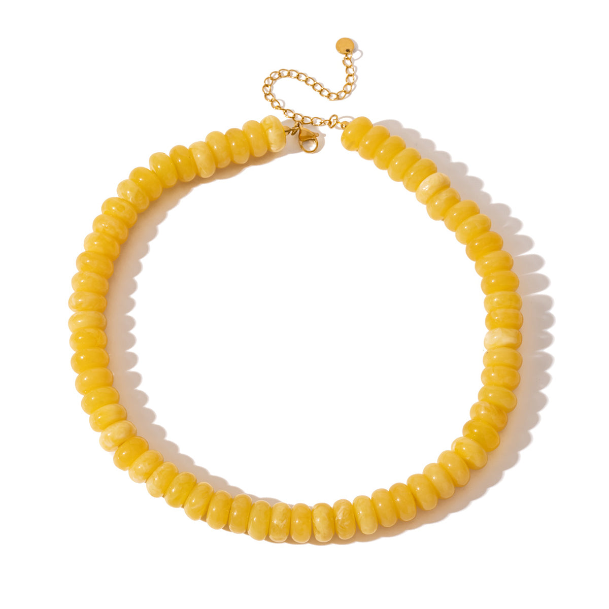 Dana Donut Bead Necklace-Necklace-Dear Me Southern Boutique, located in DeRidder, Louisiana