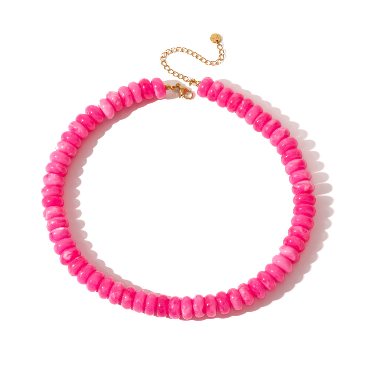 Dana Donut Bead Necklace-Necklace-Dear Me Southern Boutique, located in DeRidder, Louisiana
