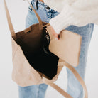 Dawn Suede Carryall Tote-Presales-Dear Me Southern Boutique, located in DeRidder, Louisiana