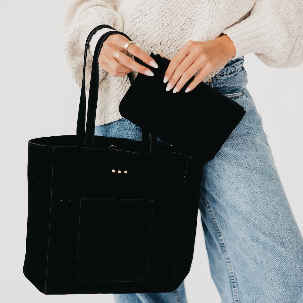Dawn Suede Carryall Tote-Presales-Dear Me Southern Boutique, located in DeRidder, Louisiana