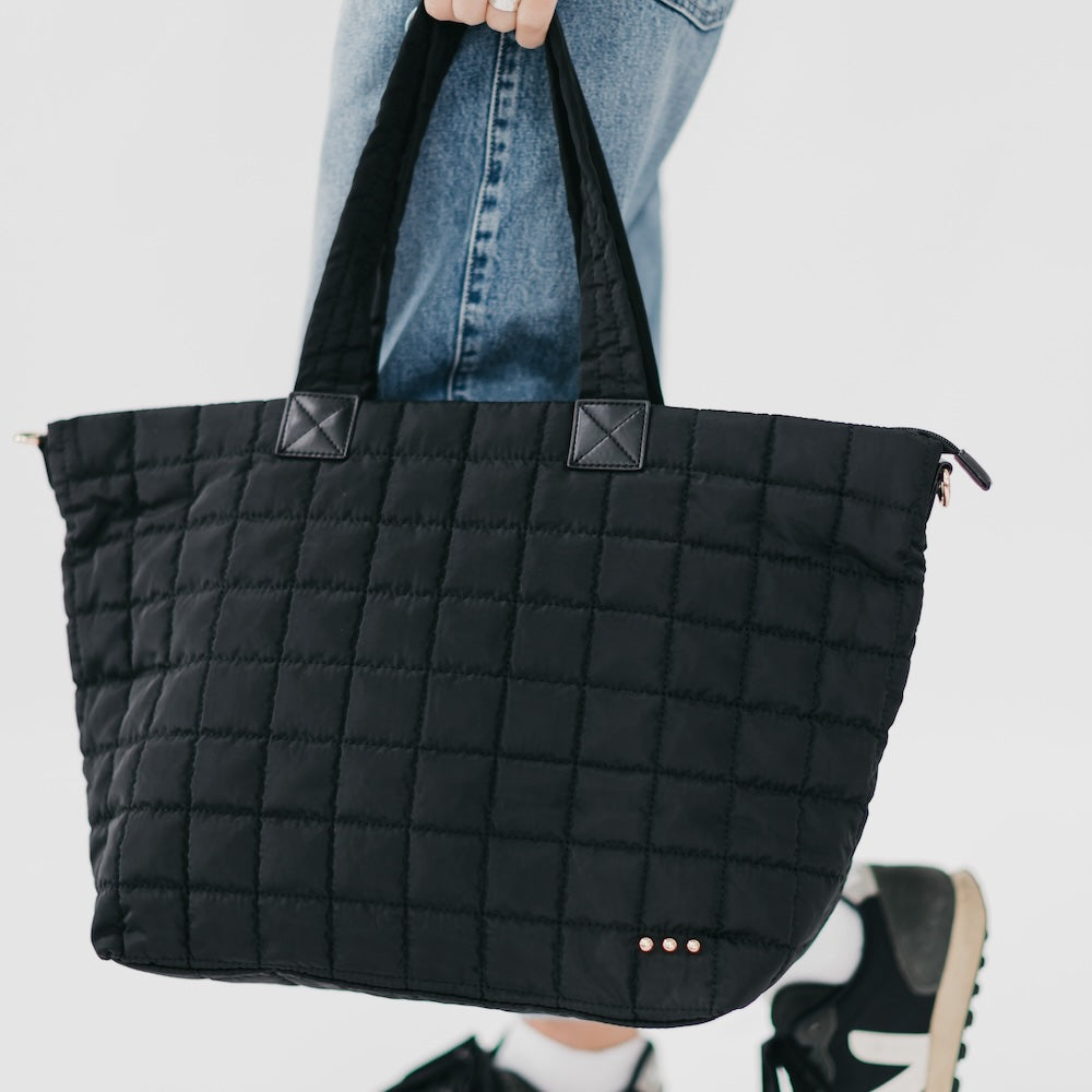 Day Dreamer Quilted Tote Bag-Presales-Dear Me Southern Boutique, located in DeRidder, Louisiana