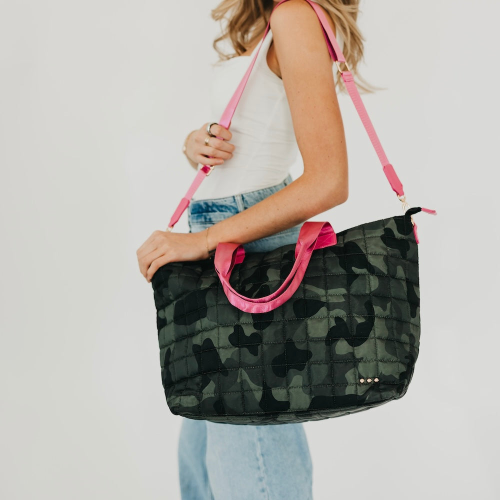 Day Dreamer Quilted Tote Bag-Tote Bag-Dear Me Southern Boutique, located in DeRidder, Louisiana