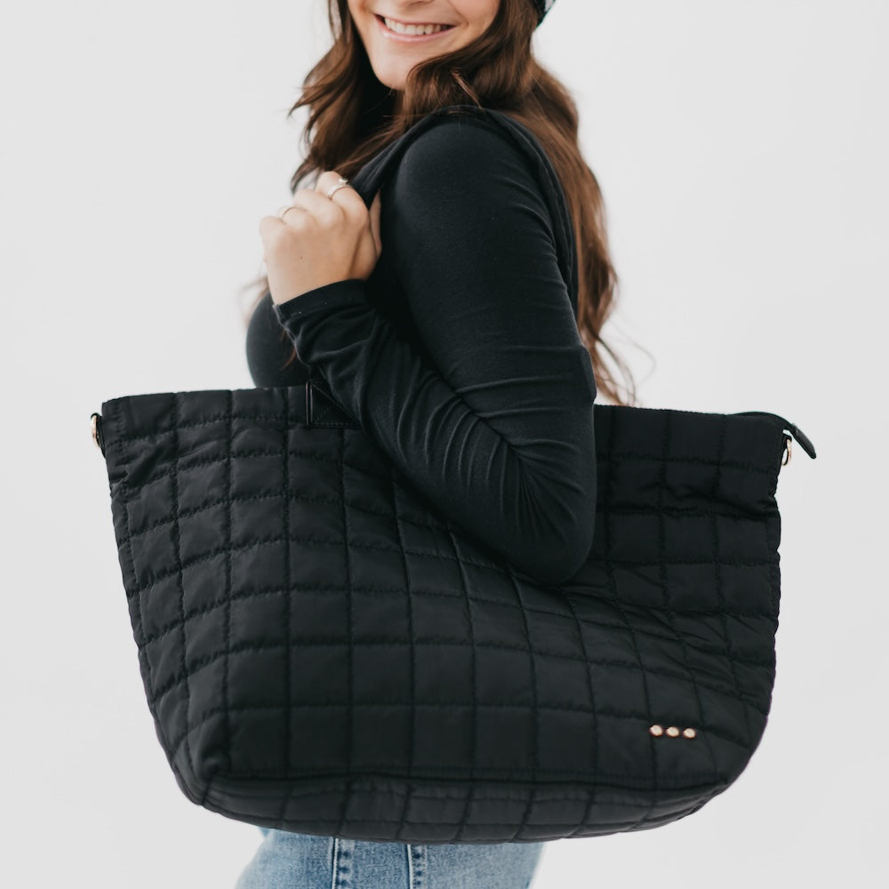 Day Dreamer Quilted Tote Bag-Tote Bag-Dear Me Southern Boutique, located in DeRidder, Louisiana