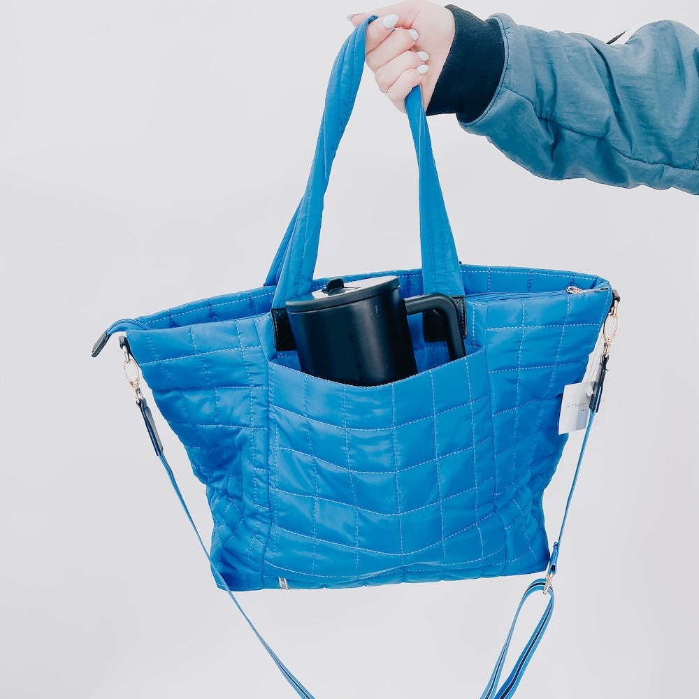 Day Dreamer Quilted Tote Bag-Tote Bag-Dear Me Southern Boutique, located in DeRidder, Louisiana