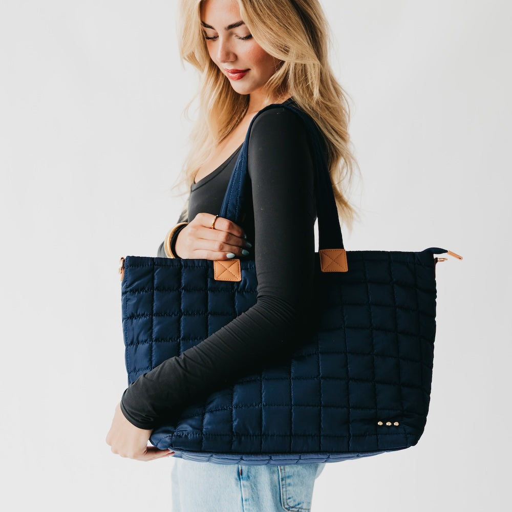 Day Dreamer Quilted Tote Bag-Tote Bag-Dear Me Southern Boutique, located in DeRidder, Louisiana