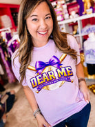 Dear Me Disco Baseball Merch Tee-Graphic Tops-Dear Me Southern Boutique, located in DeRidder, Louisiana