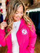 Dear Me x Just A Girl Merch Jacket-Outerwear/Jackets/Shackets-Dear Me Southern Boutique, located in DeRidder, Louisiana