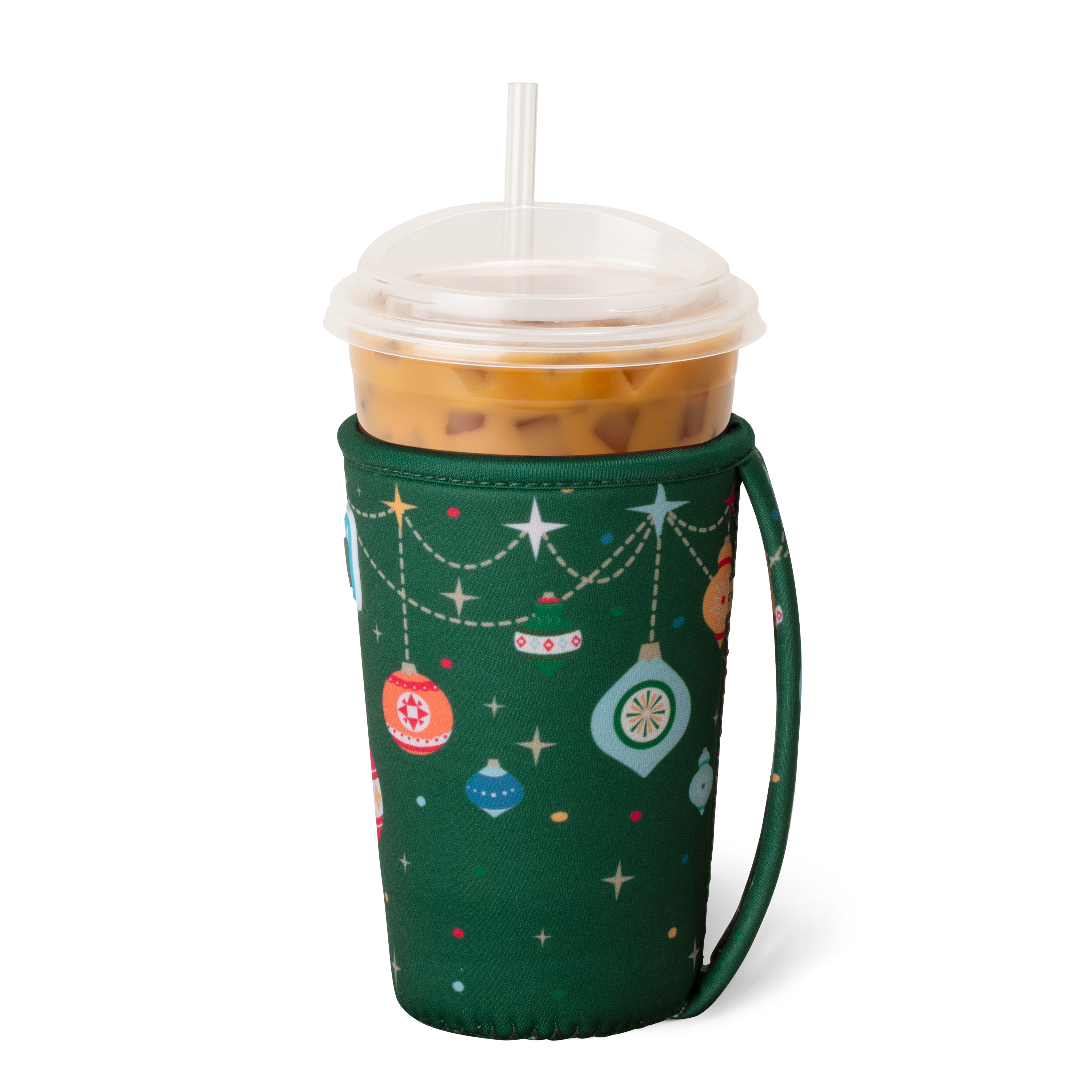 Deck The Halls Swig Iced Cup Coolie-Drink Coolies-Dear Me Southern Boutique, located in DeRidder, Louisiana