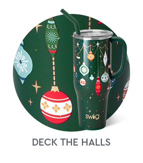 Deck The Halls Swig Mega Mug-Mega Mugs-Dear Me Southern Boutique, located in DeRidder, Louisiana