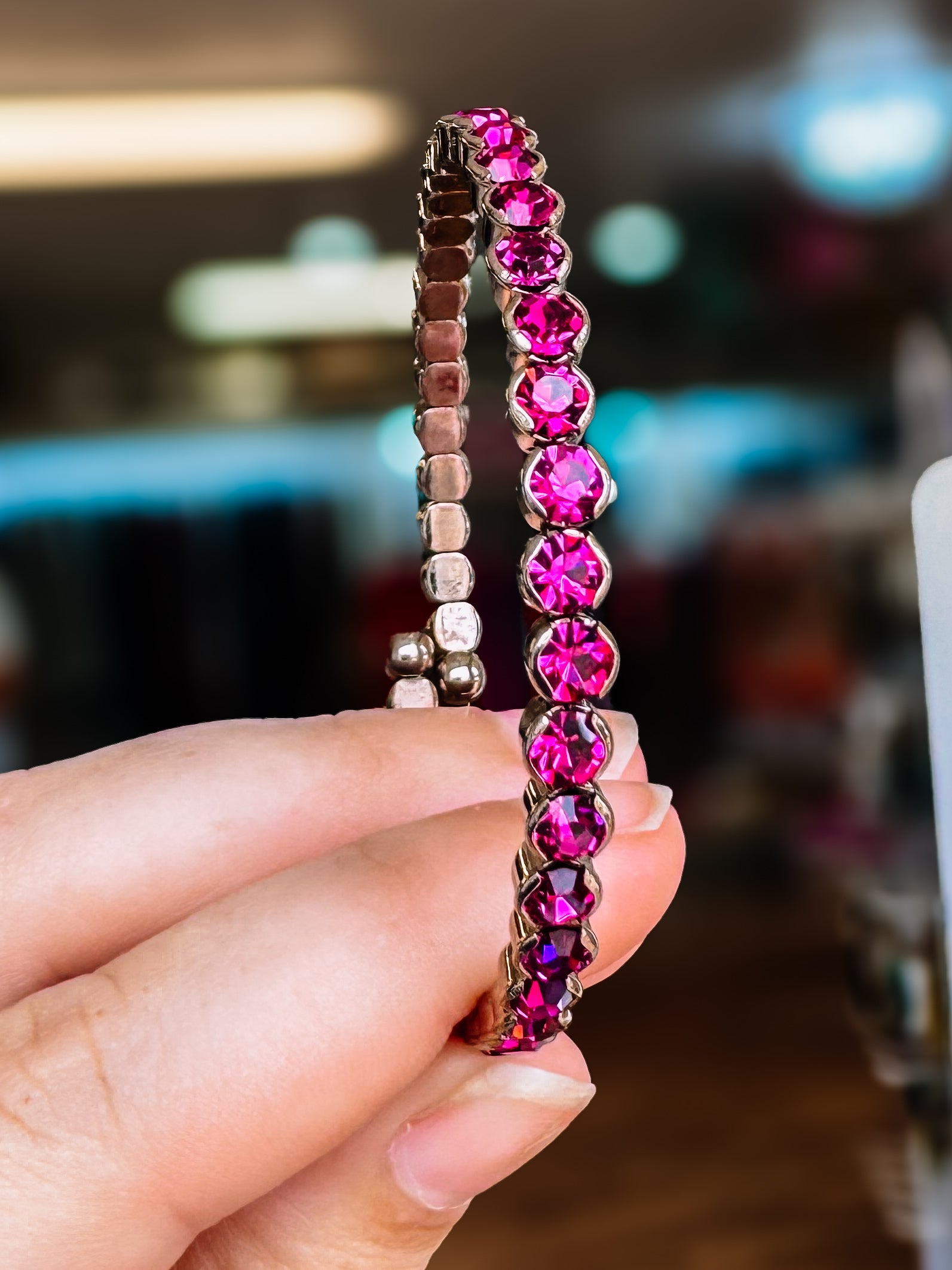 Destin Crystal Bangle - Chocolate Gold Metal-Bracelets-Dear Me Southern Boutique, located in DeRidder, Louisiana