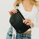 Diagonal Woven Westlyn Bum Bag - NEW!!!-Presales-Dear Me Southern Boutique, located in DeRidder, Louisiana