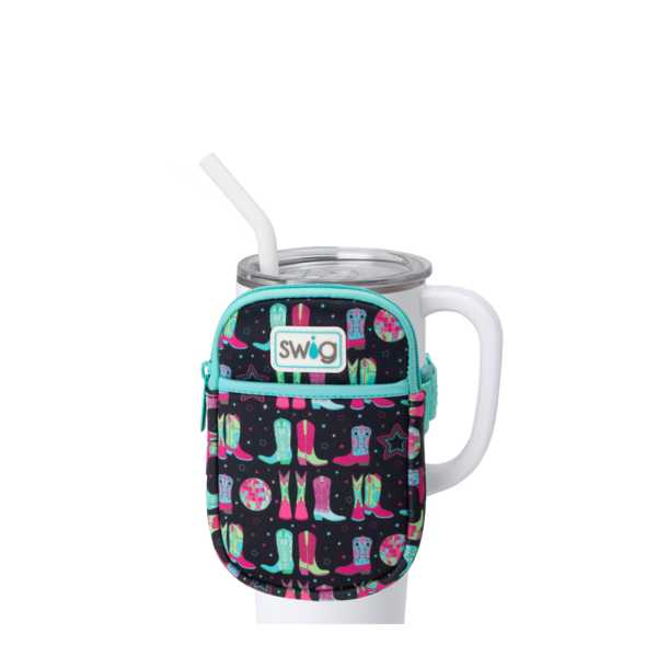Disco Cowgirl Mega Mug Swig Pouch-Mega Mugs-Dear Me Southern Boutique, located in DeRidder, Louisiana